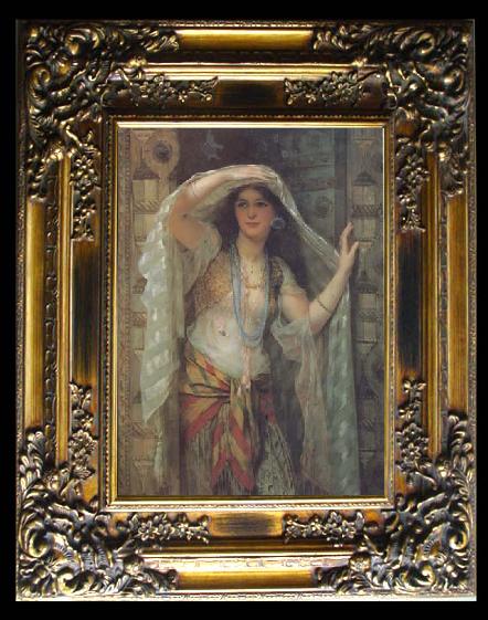 framed  William Clarke Wontner Safe,One of the Three Ladies of Bagdad (mk32), Ta014